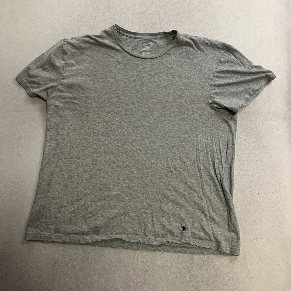 Polo Ralph Lauren T-Shirt Men's Size XL Gray Pony Logo Classic Fit Tee Cotton